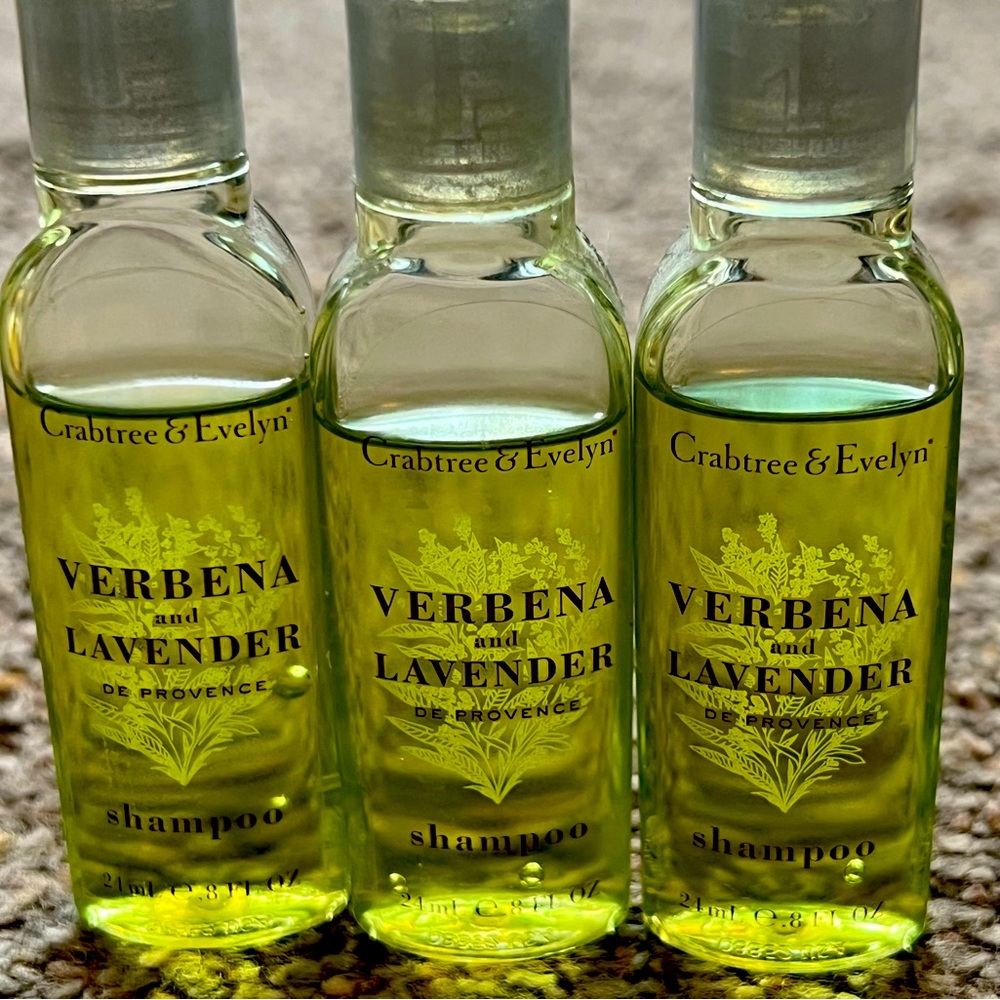 Crabtree & Evelyn Shampoo Travel Size (3) Lot
